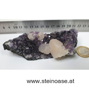 Amethyst Uruquay + Calcite